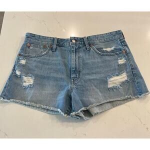 Madewell‎ Relaxed Denim Shorts in Renfield Wash Size 31